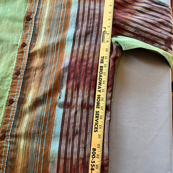 Yashi Yamamuri Terzo Millenneo Men’s Cotton Blend Button Up L/S Collared Shirt L - Picture 6 of 10